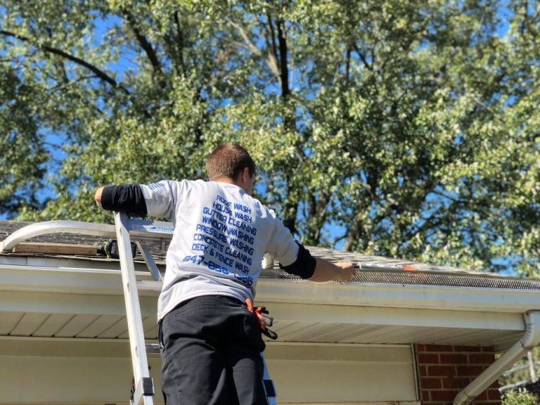 gutter guard installation